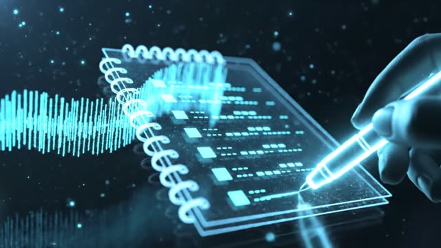 라이트온 AI 노트 강의 녹음 화면